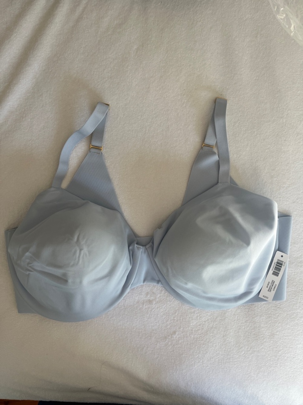 Soma Vanishing  Unlined Perfect Coverage Bra-color: Ocean Air